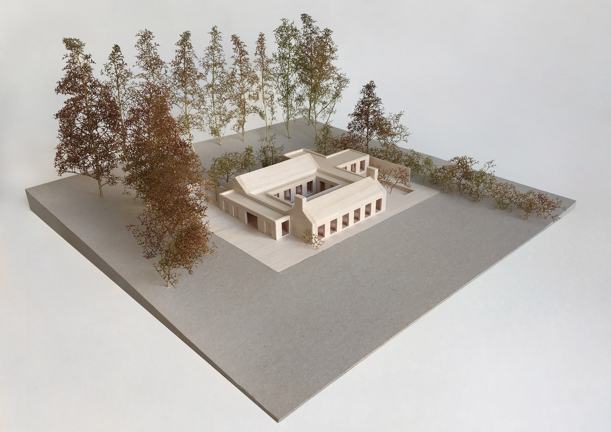 Erbar Mattes Architects Norfolk country house model